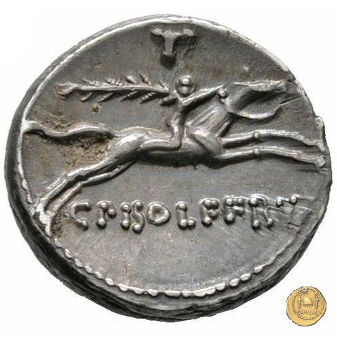 408/1 - denario C. Calpurnius Piso L.f. Frugi 67 BC (Roma)