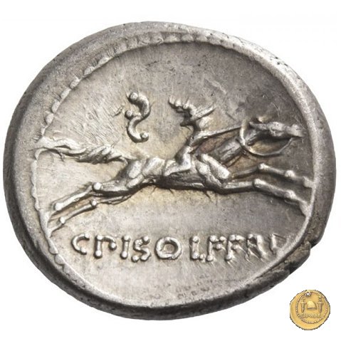 408/1 - denario C. Calpurnius Piso L.f. Frugi 67 BC (Roma)