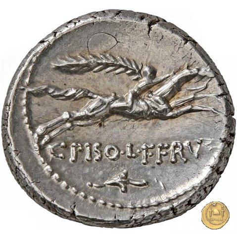 408/1 - denario C. Calpurnius Piso L.f. Frugi 67 BC (Roma)