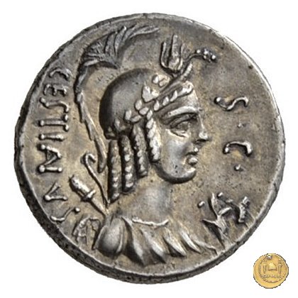 409/1 - denario M. Plaetorius M.f. Cestianus 67 BC (Roma)