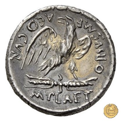 409/1 - denario M. Plaetorius M.f. Cestianus 67 BC (Roma)