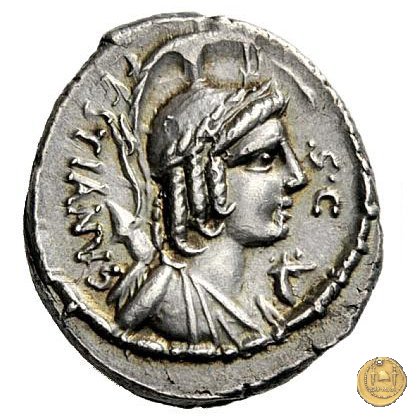 409/1 - denario M. Plaetorius M.f. Cestianus 67 BC (Roma)