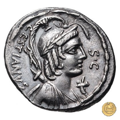 409/1 - denario M. Plaetorius M.f. Cestianus 67 BC (Roma)