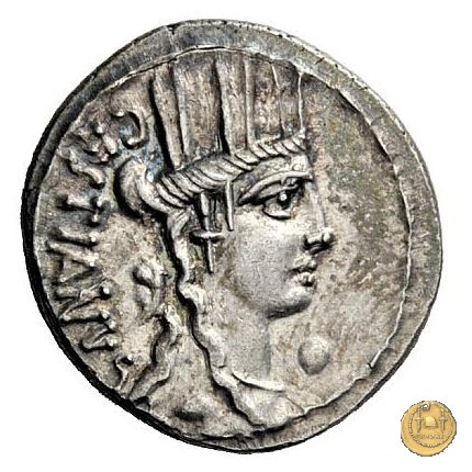 409/2 - denario M. Plaetorius M.f. Cestianus 67 BC (Roma)