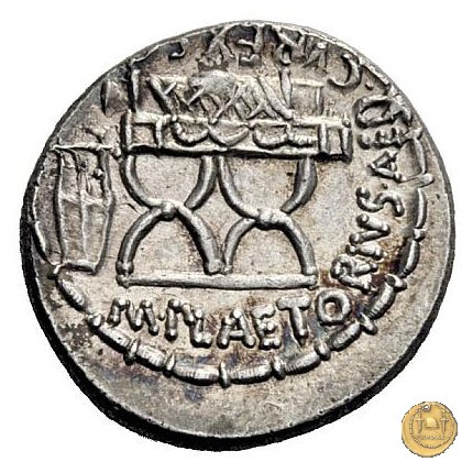 409/2 - denario M. Plaetorius M.f. Cestianus 67 BC (Roma)