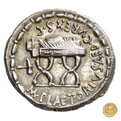 409/2 - denario M. Plaetorius M.f. Cestianus 67 BC (Roma)