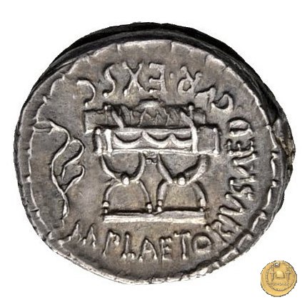 409/2 - denario M. Plaetorius M.f. Cestianus 67 BC (Roma)