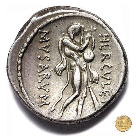 410/1 - denario Q. Pomponius Musa 66 BC (Roma)