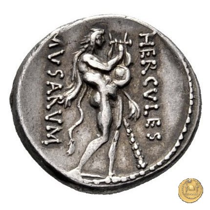 410/1 - denario Q. Pomponius Musa 66 a.C. (Roma)