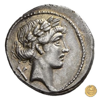 410/5 - denario Q. Pomponius Musa 66 BC (Roma)
