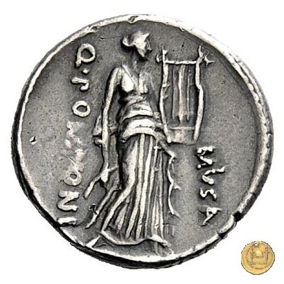 410/7 - denario Q. Pomponius Musa 66 BC (Roma)