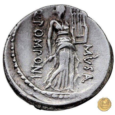 410/7 - denario Q. Pomponius Musa 66 BC (Roma)