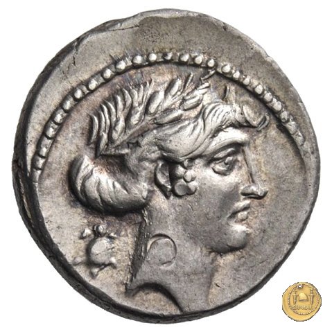 410/7 - denario Q. Pomponius Musa 66 a.C. (Roma)