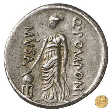 410/8 - denario Q. Pomponius Musa 66 BC (Roma)