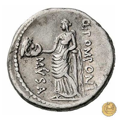 410/9 - denario Q. Pomponius Musa 66 BC (Roma)