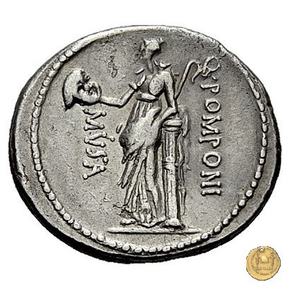 410/9 - denario Q. Pomponius Musa 66 BC (Roma)