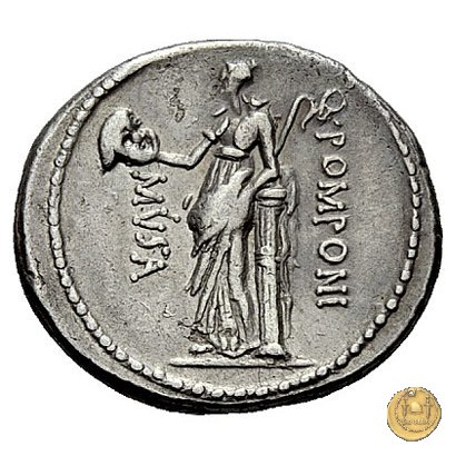 410/9 - denario Q. Pomponius Musa 66 BC (Roma)