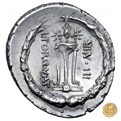 411/1 - denario L. Manlius Torquatus 65 a.C. (Roma)