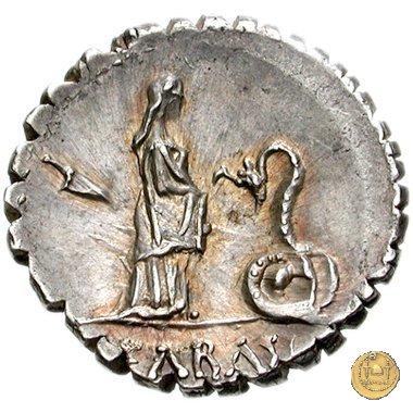 412/1 - denario L. Roscius Fabatus 64 BC (Roma)