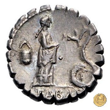 412/1 - denario L. Roscius Fabatus 64 BC (Roma)