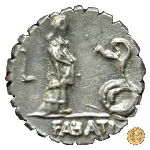 412/1 - denario L. Roscius Fabatus 64 BC (Roma)