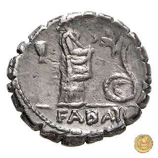 412/1 - denario L. Roscius Fabatus 64 BC (Roma)