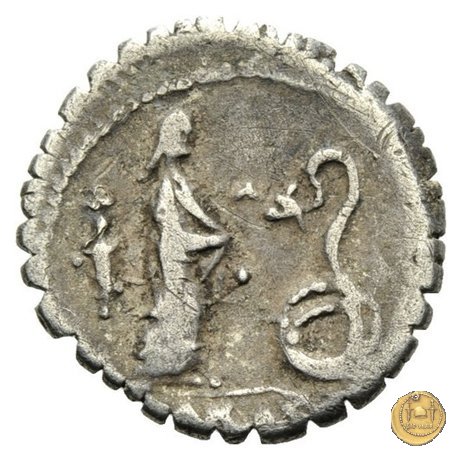 412/1 - denario L. Roscius Fabatus 64 BC (Roma)