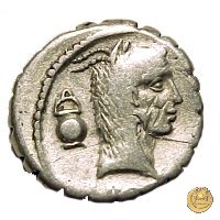 412/1 - denario L. Roscius Fabatus 64 BC (Roma)