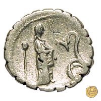 412/1 - denario L. Roscius Fabatus 64 BC (Roma)