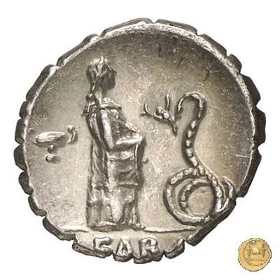 412/1 - denario L. Roscius Fabatus 64 BC (Roma)