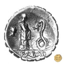 412/1 - denario L. Roscius Fabatus 64 BC (Roma)