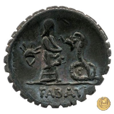 412/1 - denario L. Roscius Fabatus 64 BC (Roma)