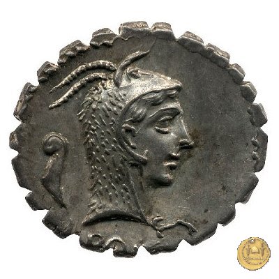 412/1 - denario L. Roscius Fabatus 64 BC (Roma)