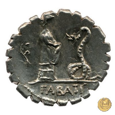 412/1 - denario L. Roscius Fabatus 64 BC (Roma)