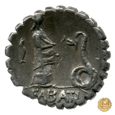 412/1 - denario L. Roscius Fabatus 64 BC (Roma)