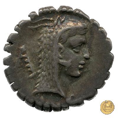 412/1 - denario L. Roscius Fabatus 64 BC (Roma)