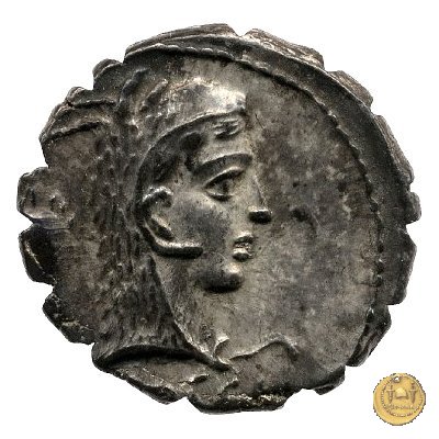 412/1 - denario L. Roscius Fabatus 64 BC (Roma)