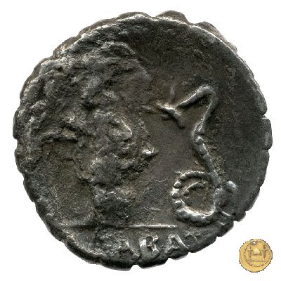 412/1 - denario L. Roscius Fabatus 64 BC (Roma)