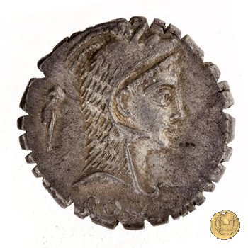 412/1 - denario L. Roscius Fabatus 64 BC (Roma)