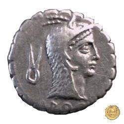 412/1 - denario L. Roscius Fabatus 64 BC (Roma)