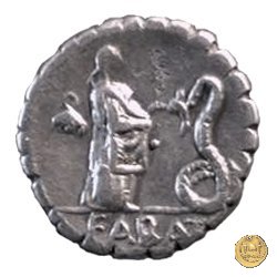 412/1 - denario L. Roscius Fabatus 64 BC (Roma)