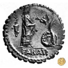 412/1 - denario L. Roscius Fabatus 64 BC (Roma)