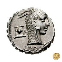 412/1 - denario L. Roscius Fabatus 64 BC (Roma)