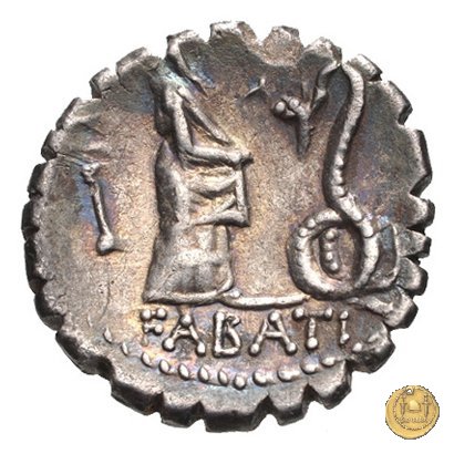 412/1 - denario L. Roscius Fabatus 64 BC (Roma)