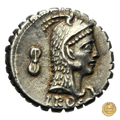 412/1 - denario L. Roscius Fabatus 64 BC (Roma)