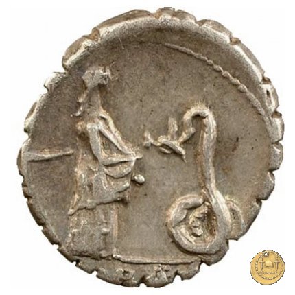 412/1 - denario L. Roscius Fabatus 64 BC (Roma)