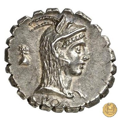 412/1 - denario L. Roscius Fabatus 64 BC (Roma)