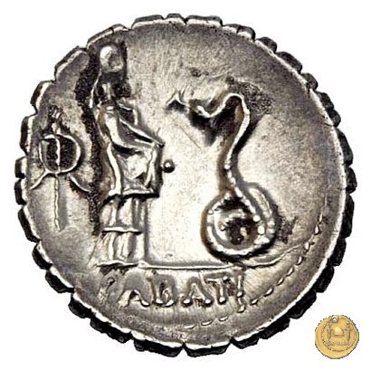 412/1 - denario L. Roscius Fabatus 64 BC (Roma)