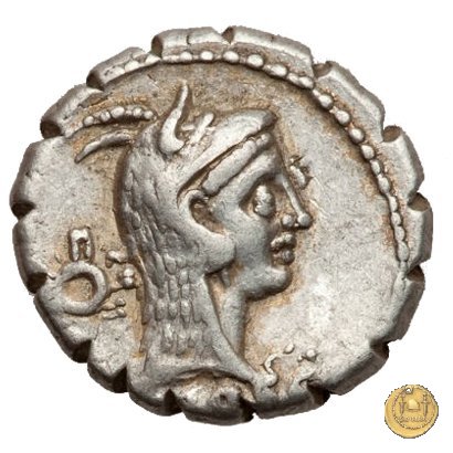 412/1 - denario L. Roscius Fabatus 64 BC (Roma)