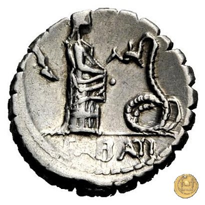 412/1 - denario L. Roscius Fabatus 64 BC (Roma)